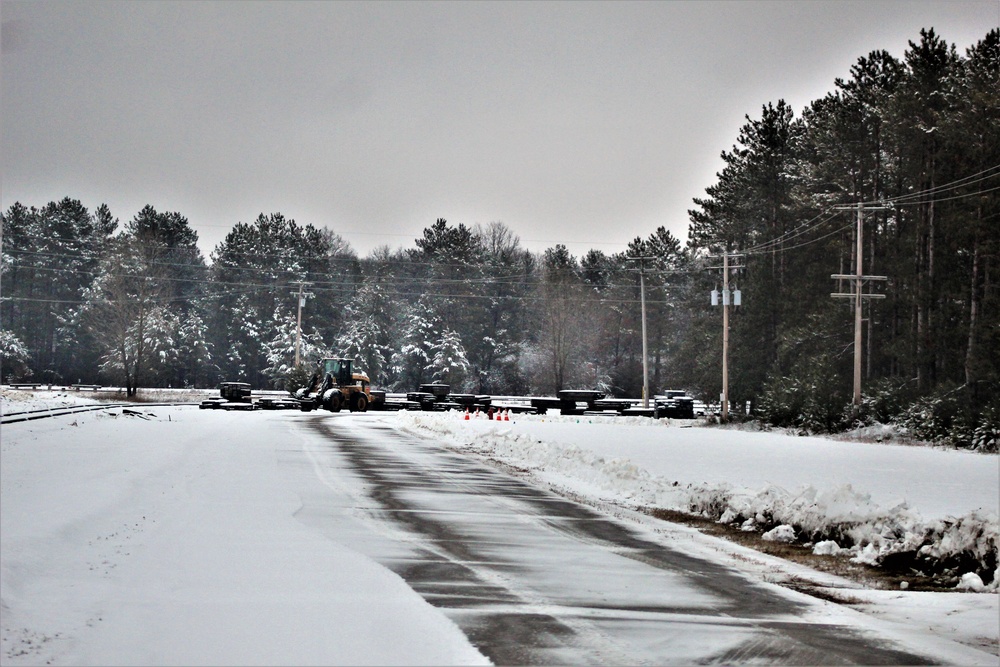 Wintry scenes at Fort McCoy in January 2021