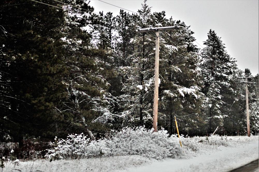 Wintry scenes at Fort McCoy in January 2021