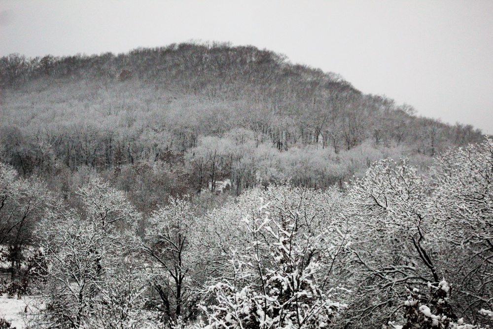 Wintry scenes at Fort McCoy in January 2021