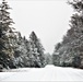 Wintry scenes at Fort McCoy in January 2021