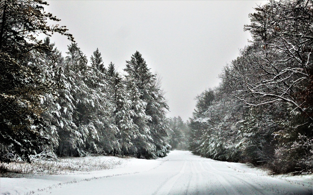 Wintry scenes at Fort McCoy in January 2021