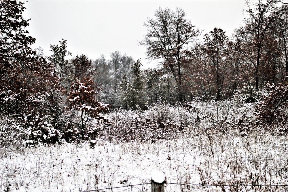 Wintry scenes at Fort McCoy in January 2021