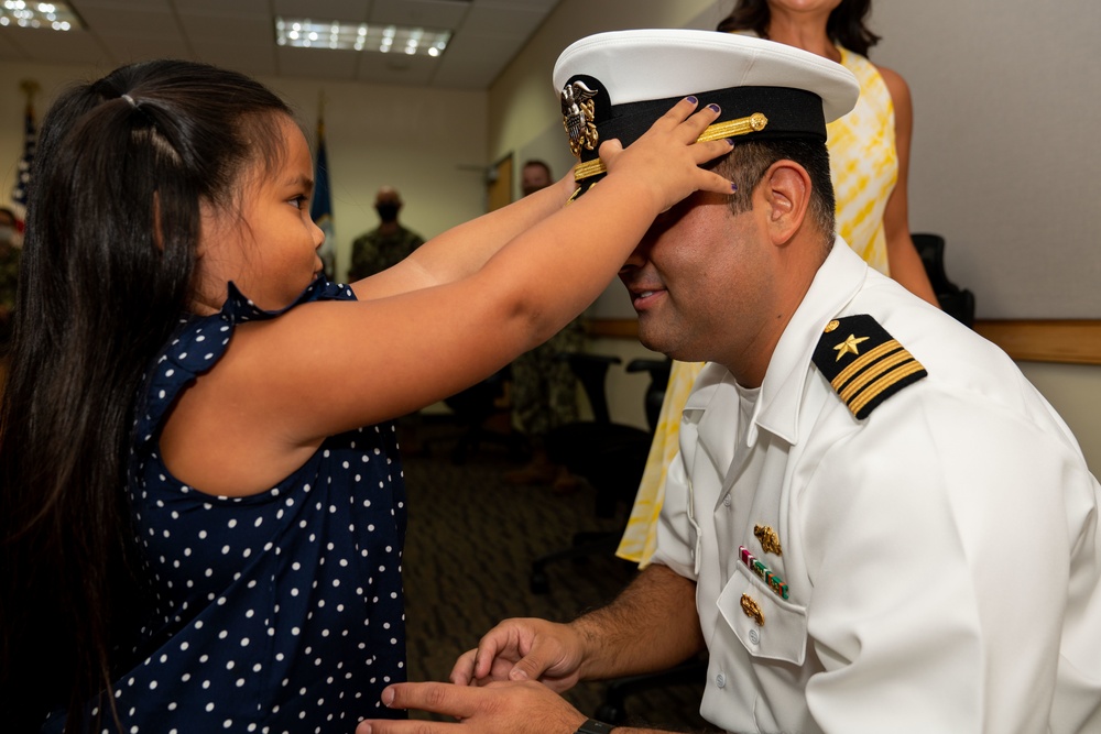 NSTCP, Det. Guam, Officer In Charge Promotes to Commander