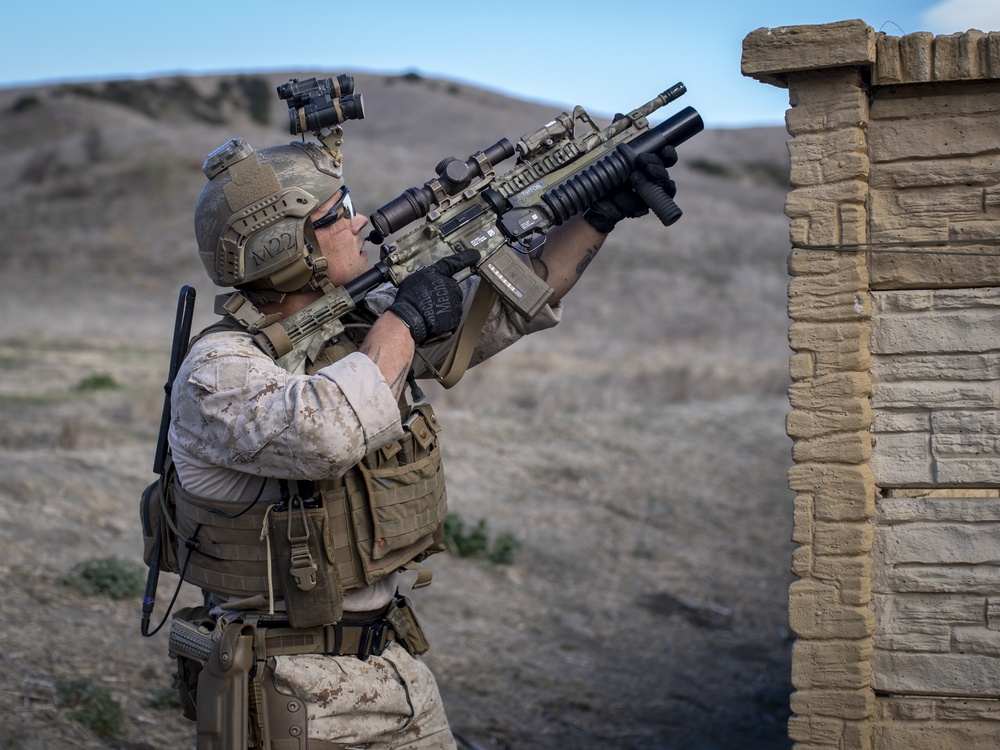 A U.S. Reconnaissance Marine with the All Domain Reconnaissance ...