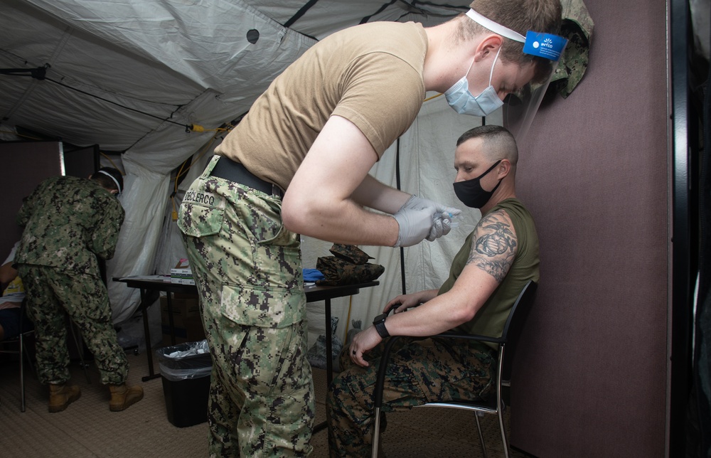 MRF-D COVID-19 vaccinations