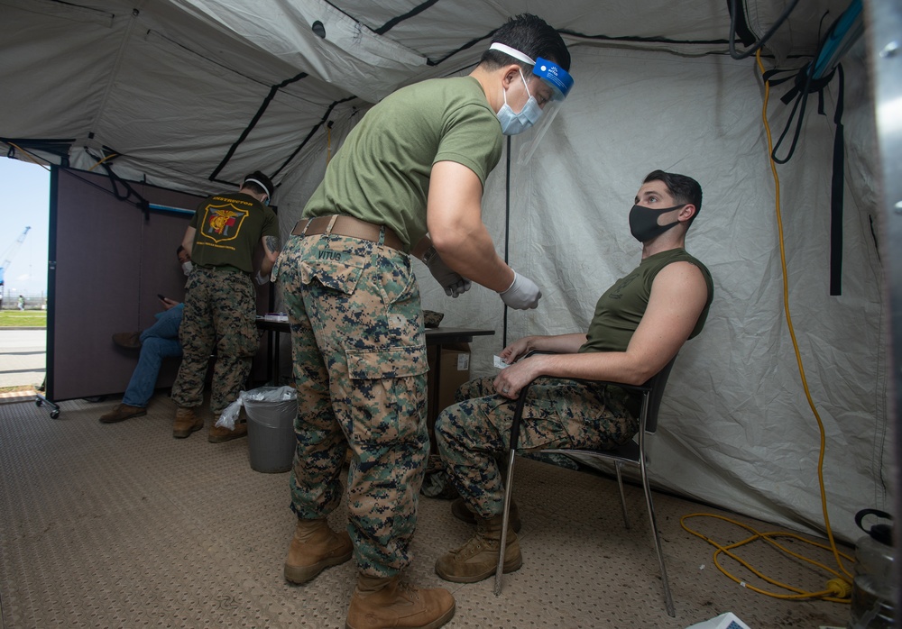 MRF-D COVID-19 vaccinations