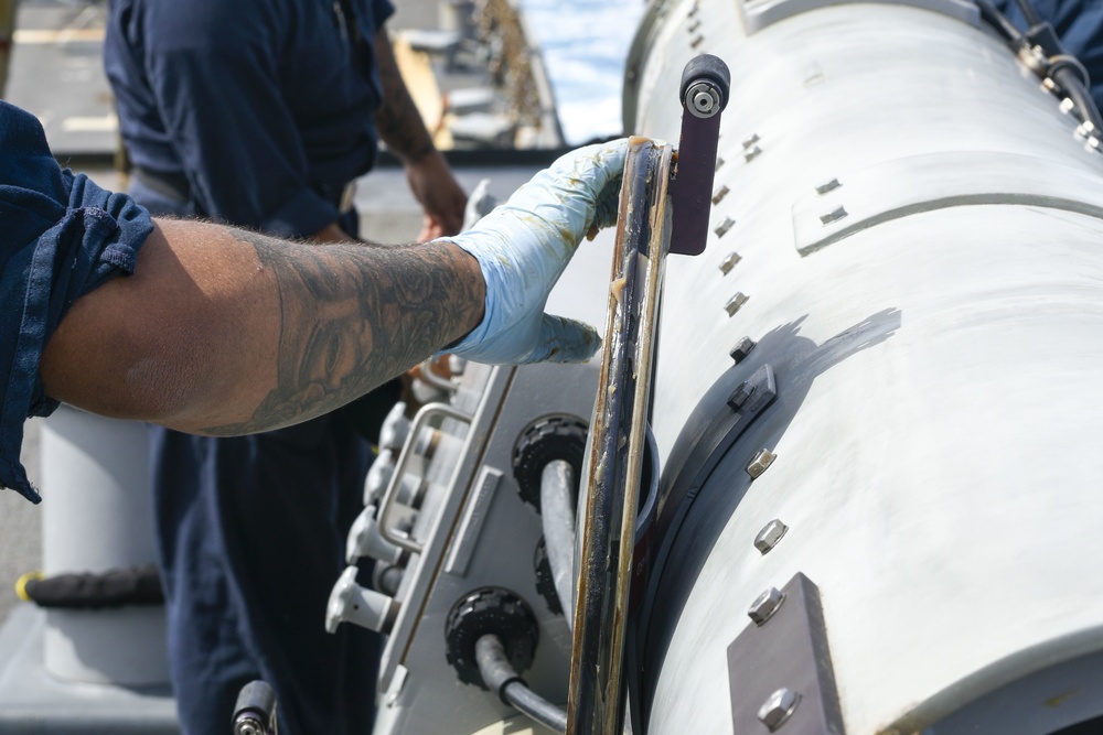 USS Russell (DDG 59) Conducts Routine Operations