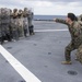 BLT 3/4 practices riot control on the flight deck