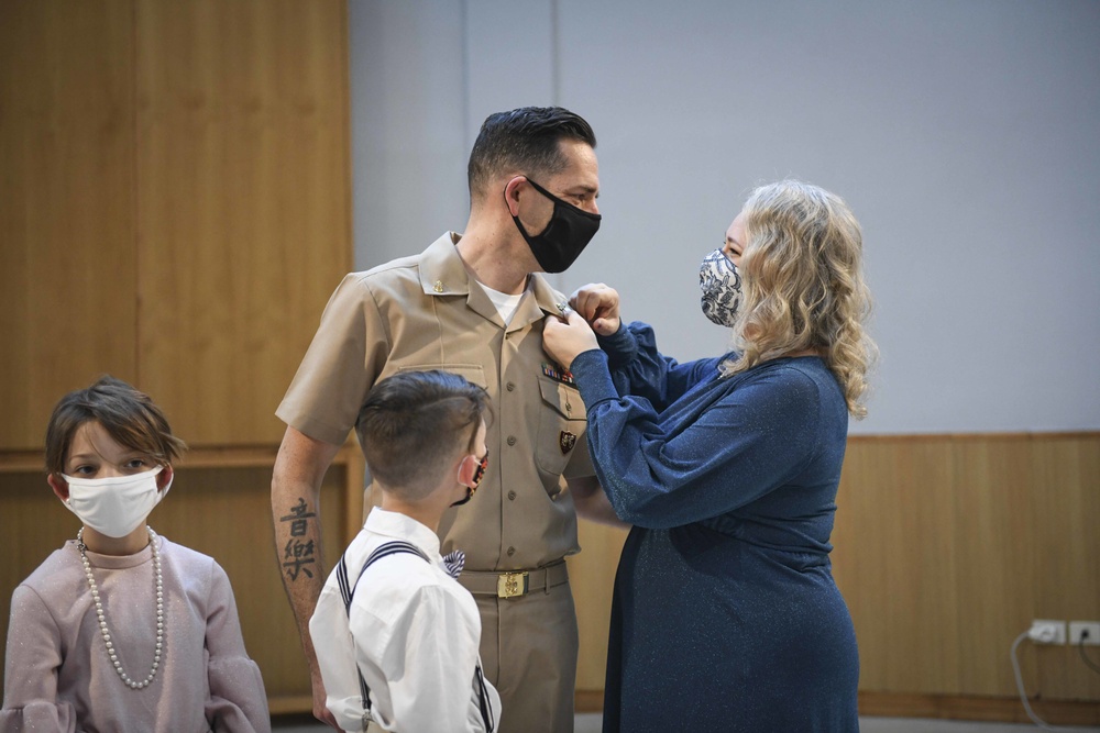 Naples Area Welcomes New Chief Petty Officers