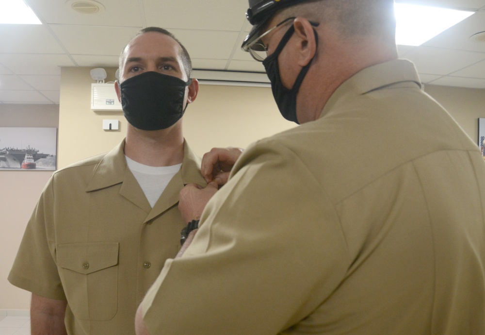 Chief Pinning Ceremony at Naval Support Activity Souda Bay, Greece