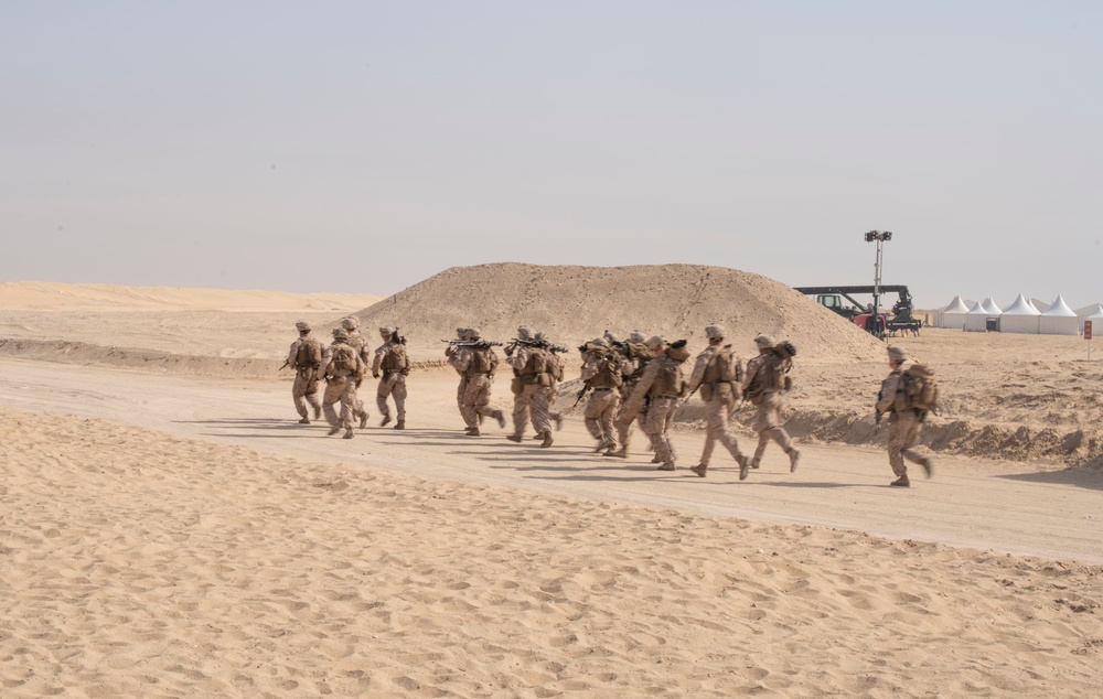 TACR: 15th MEU Marines, Sailors conduct training at Camp Buehring, Kuwait