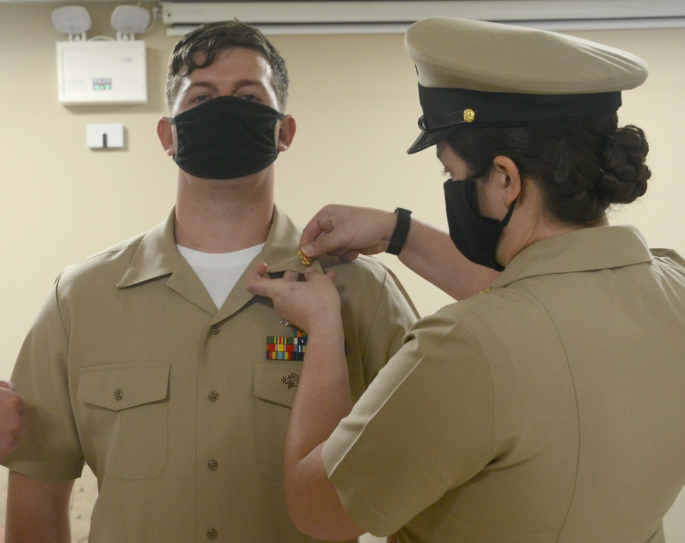 Chief Pinning Ceremony at Naval Support Activity Souda Bay, Greece