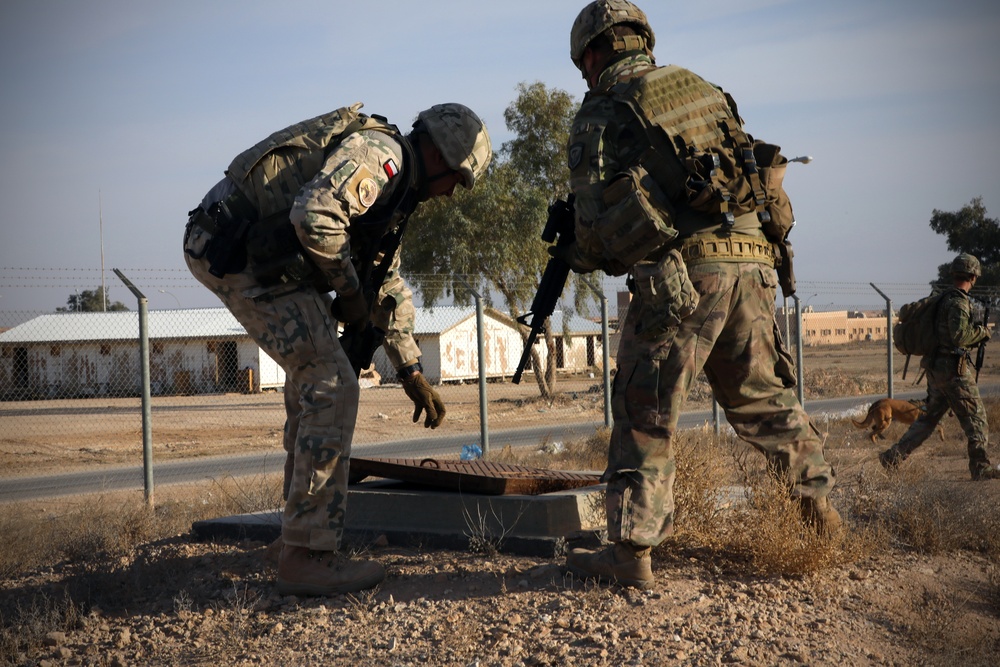 Combined Joint Engineers Conduct Security Check
