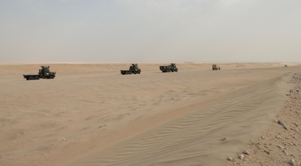 TACR: 15th MEU Marines, Sailors continue forward operating base set up at Camp Buehring, Kuwait