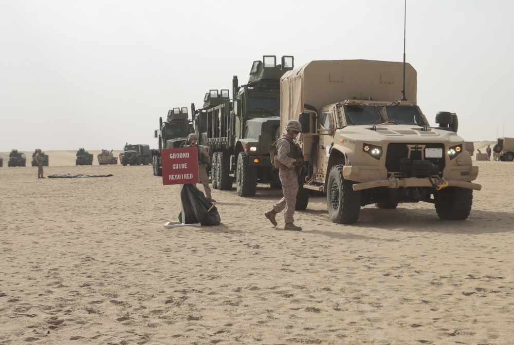 TACR: 15th MEU Marines, Sailors continue forward operating base set up at Camp Buehring, Kuwait