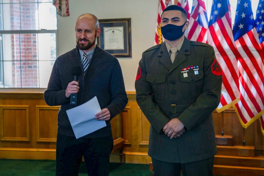 MAC service member of the month recognition ceremony
