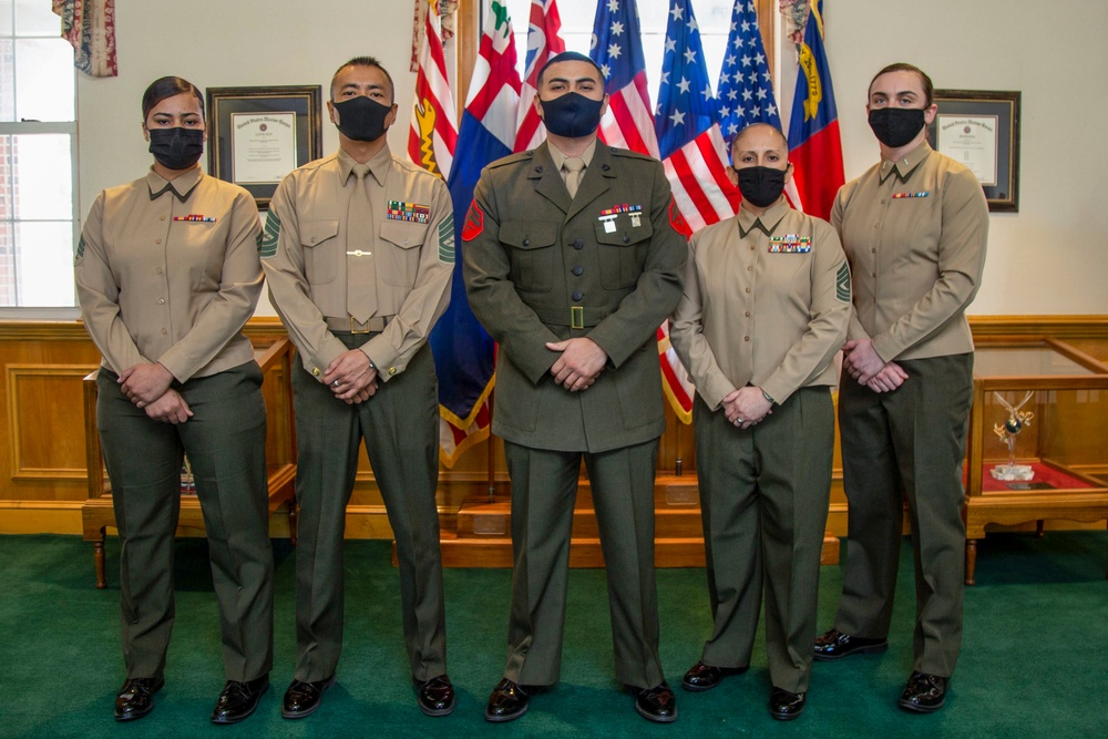 MAC service member of the month recognition ceremony