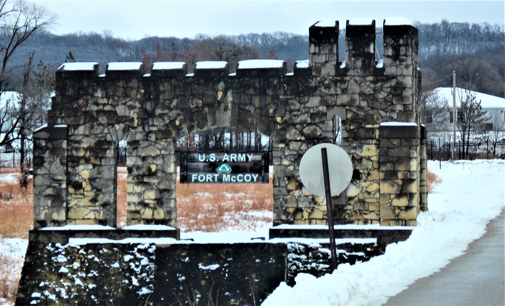 Old Stone Gates on Fort McCoy's South Post