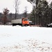 Snow removal operations at Fort McCoy