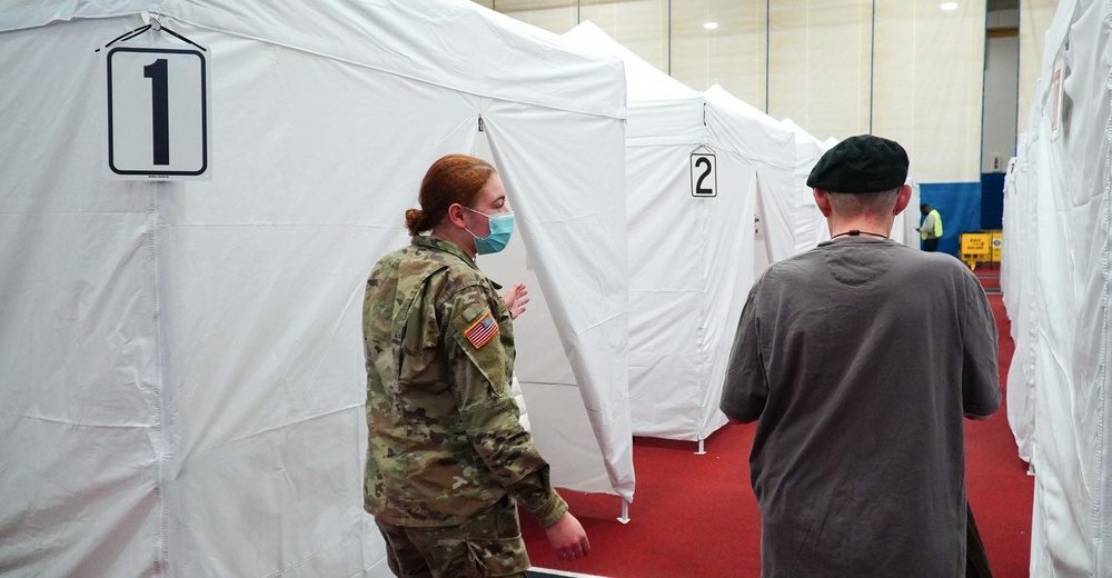 Military Medics Vaccinate Prince George's County Residents