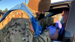 Winn ACH conducts Drive-Through Vaccine test run