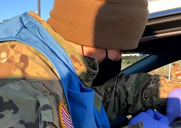 Winn ACH conducts Drive-Through Vaccine test run