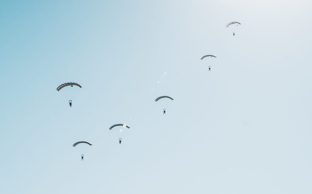 ADRD Conducts Parachuting Operations