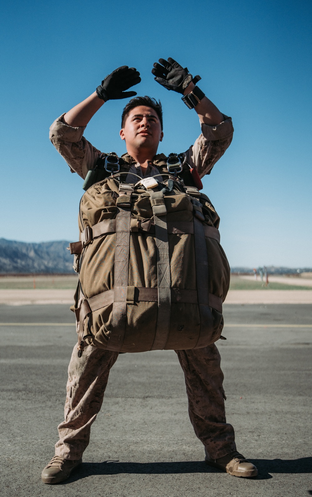 ADRD Conducts Parachuting Operations