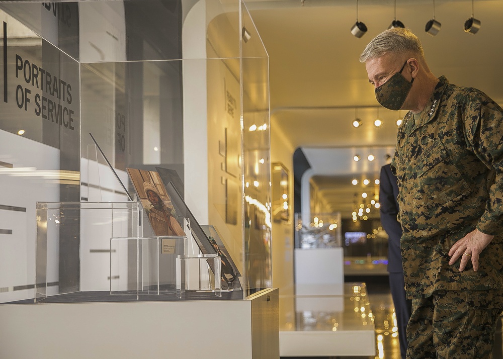 CENTCOM commander visits Tampa International Airport’s military art display