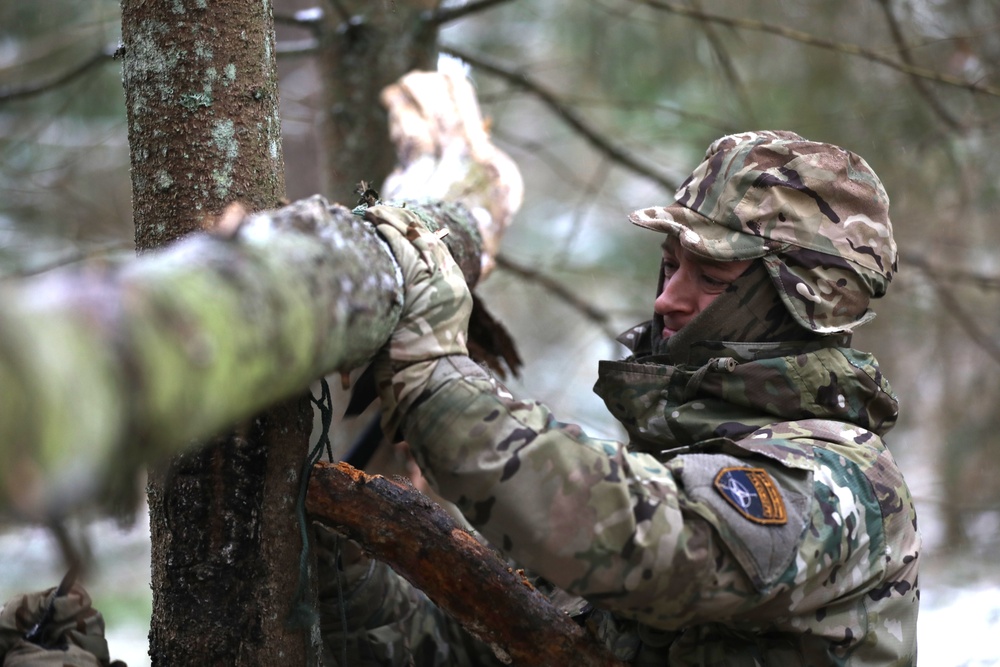 UK Cassino Troop Participate in Cold Weather Training