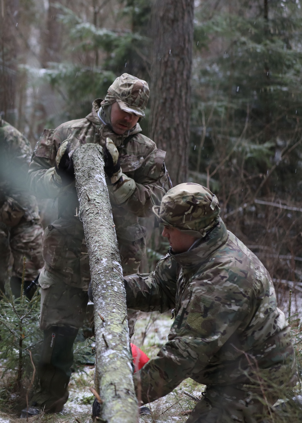 UK Soldiers sharpen survival skills