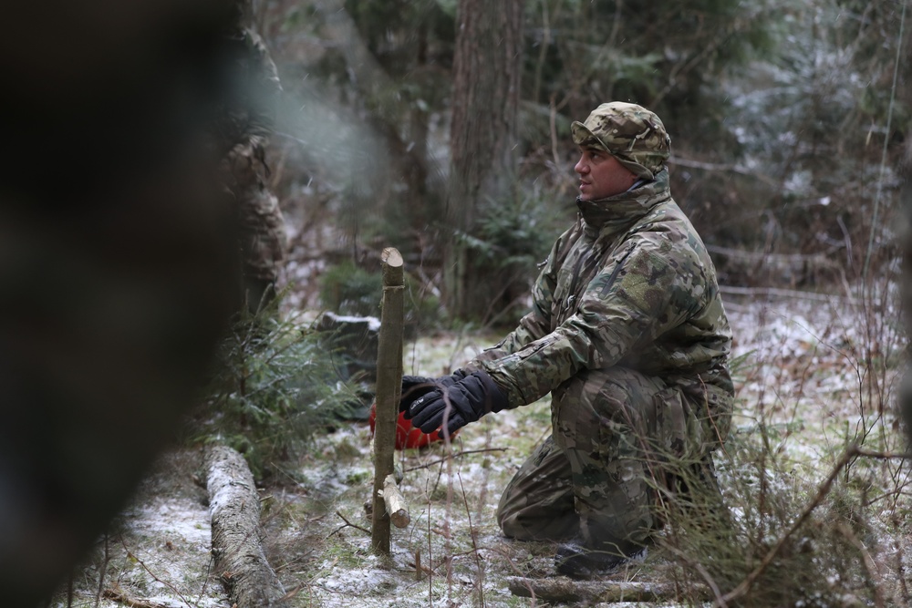 UK Cassino Troop Participate in Cold Weather Training