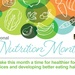 National Nutrition Month graphic