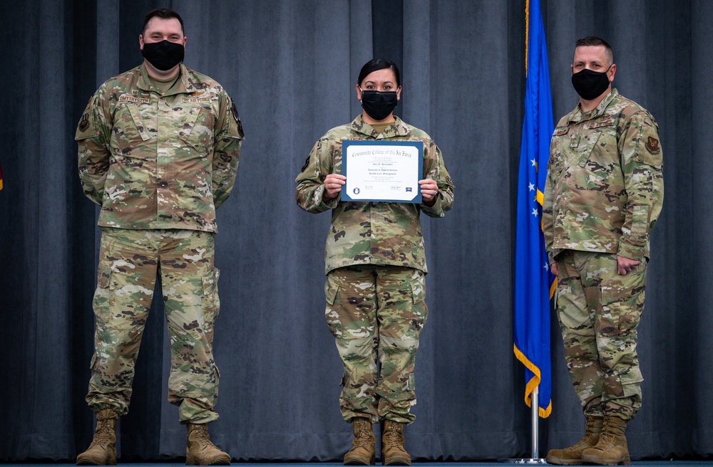 Barksdale Airmen CCAF graduation