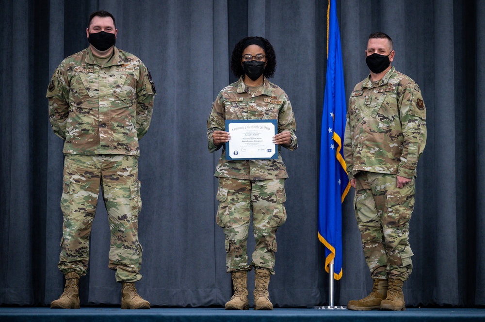 Barksdale Airmen CCAF graduation