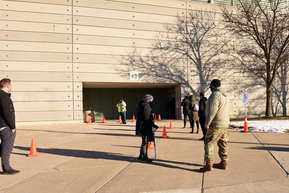 Michigan’s Task Force Spartan, Administers the COVID-19 Vaccine