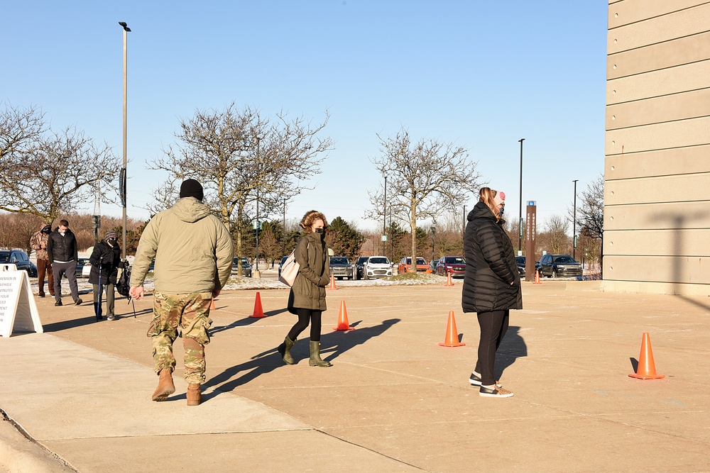 Michigan’s Task Force Spartan, Administers the COVID-19 Vaccine