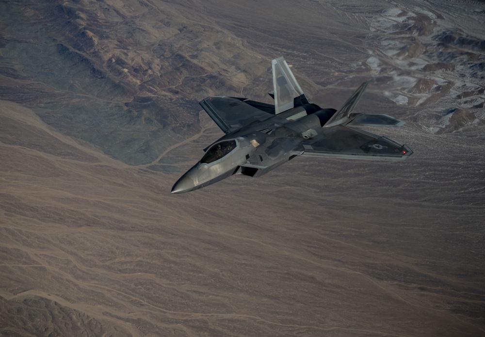 906th Air Refueling Squadron refuels the ‘Red Team’ during Red Flag 21-1 at Nellis