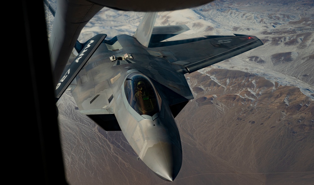 906th Air Refueling Squadron refuels the ‘Red Team’ during Red Flag 21-1 at Nellis