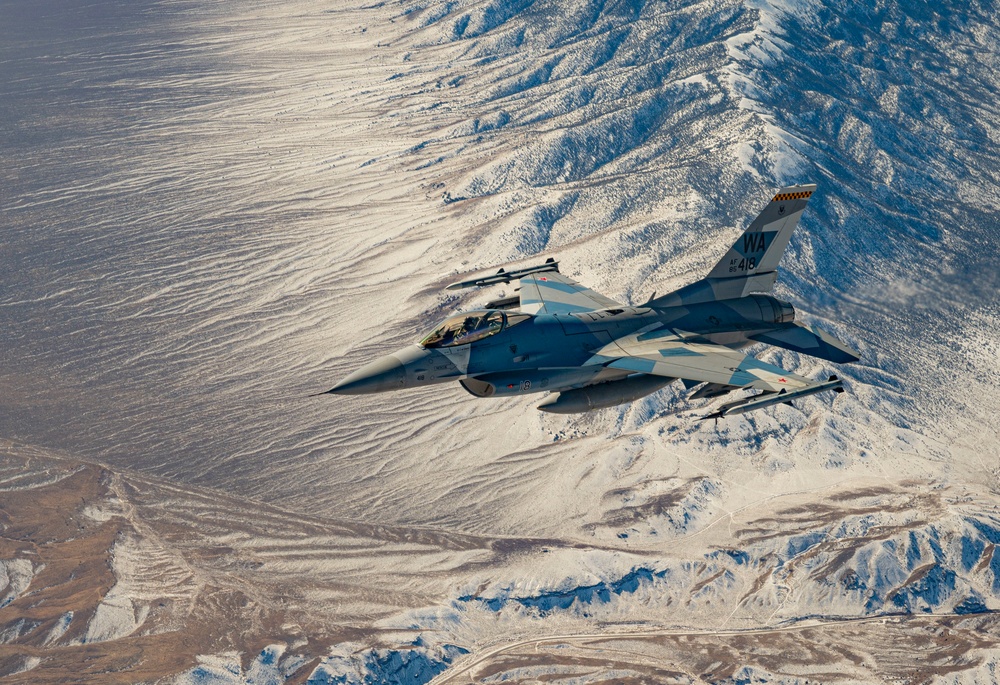 906th Air Refueling Squadron refuels the ‘Red Team’ during Red Flag 21-1 at Nellis