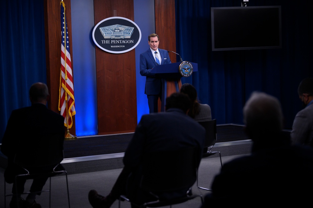 Pentagon Press Secretary Briefs the Media