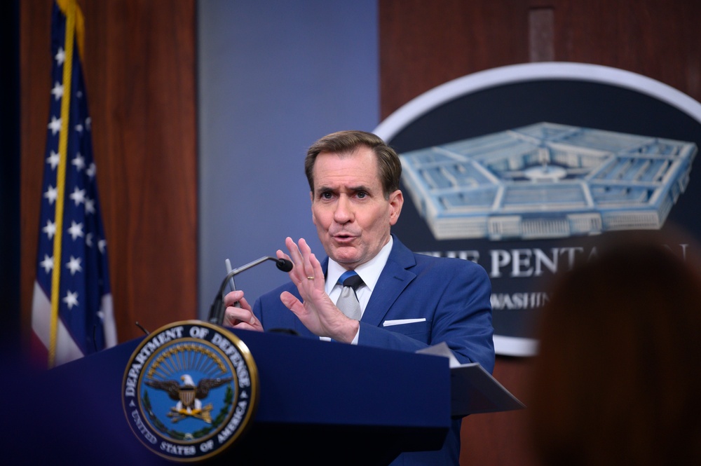 Pentagon Press Secretary Briefs the Media