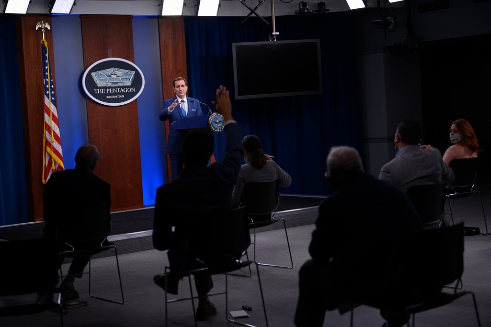 Pentagon Press Secretary Briefs the Media