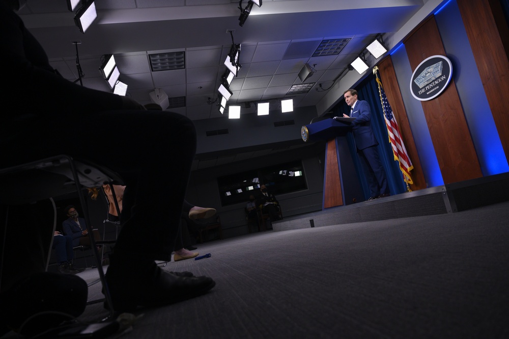 Pentagon Press Secretary Briefs the Media