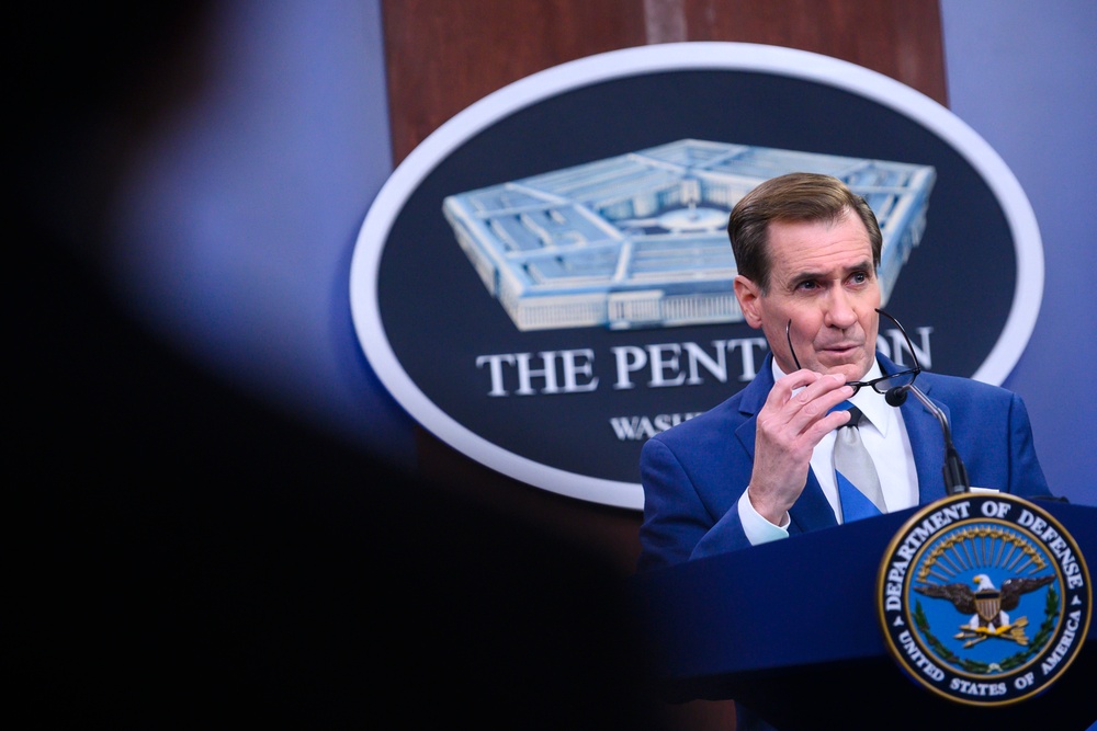 Pentagon Press Secretary Briefs the Media