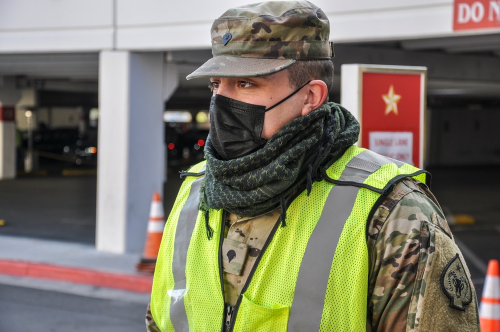 Joint Task Force 17 Soldiers work COVID-19 at Texas Station Casino