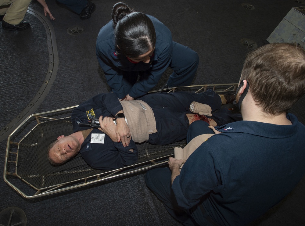 Nimitz Participates In Mass Casualty Training