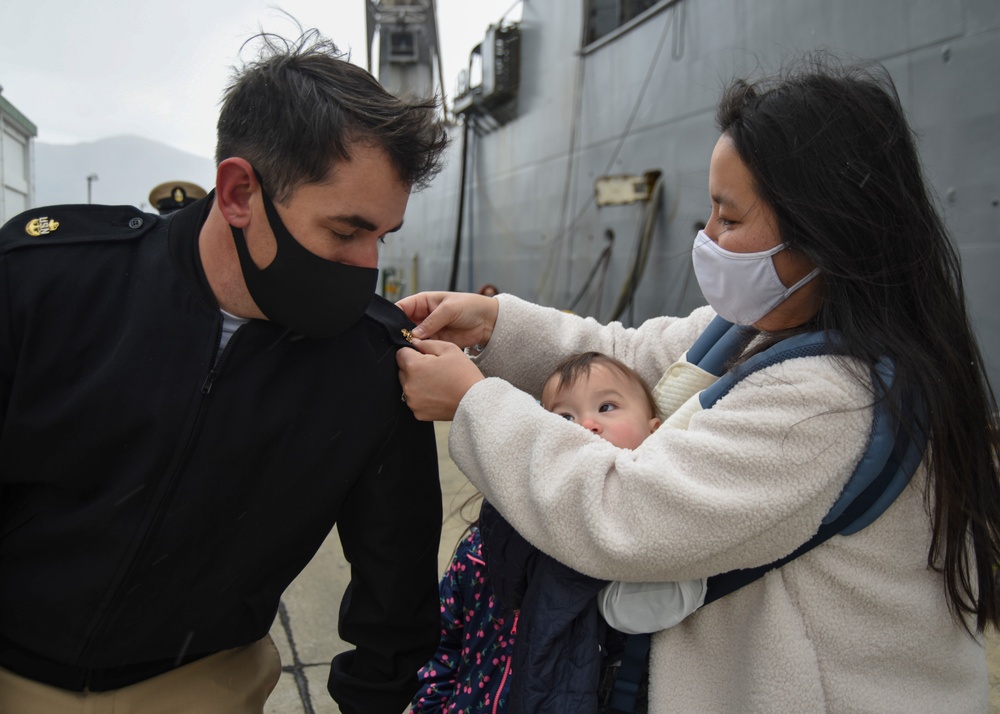USS Germantown Chief Pinning Ceremony