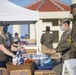 USO provides support to Marines waiting to receive the COVID-19 vaccine