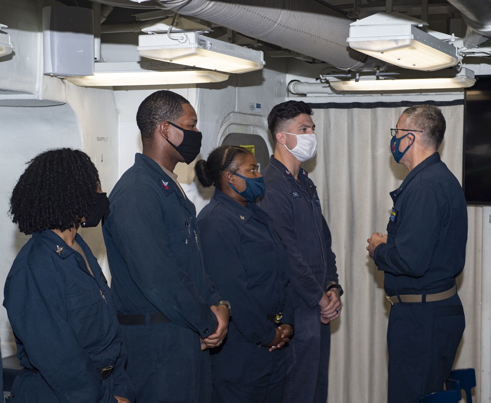 CSG 11 Visits USS Sterett